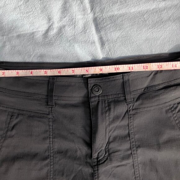 Prana Revenna Knicker Mid Rise Capri Black Size 10 - Picture 7 of 8